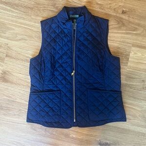 Ralph Lauren Dark Blue Quilted Vest